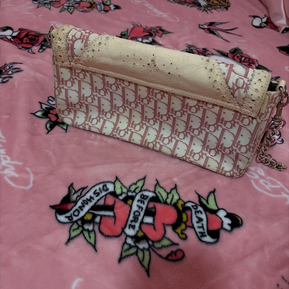 Pink and Cream Clutch